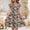 Camouflage, variant on JUSLIO Girls Pleated Dress Cute Crew Neck Flutter Casual Dresses Size 5 Y