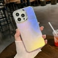 thumbnail image 2 of Plating Case for iPhone 13 Pro Max, Electroplated Laser Pattern Frosted Mobile Phone Case, Slim Protective Shockproof Scratch Resistant TPU Bumper Phone Cover for iPhone 13 Pro Max, Pattern-A, 2 of 9