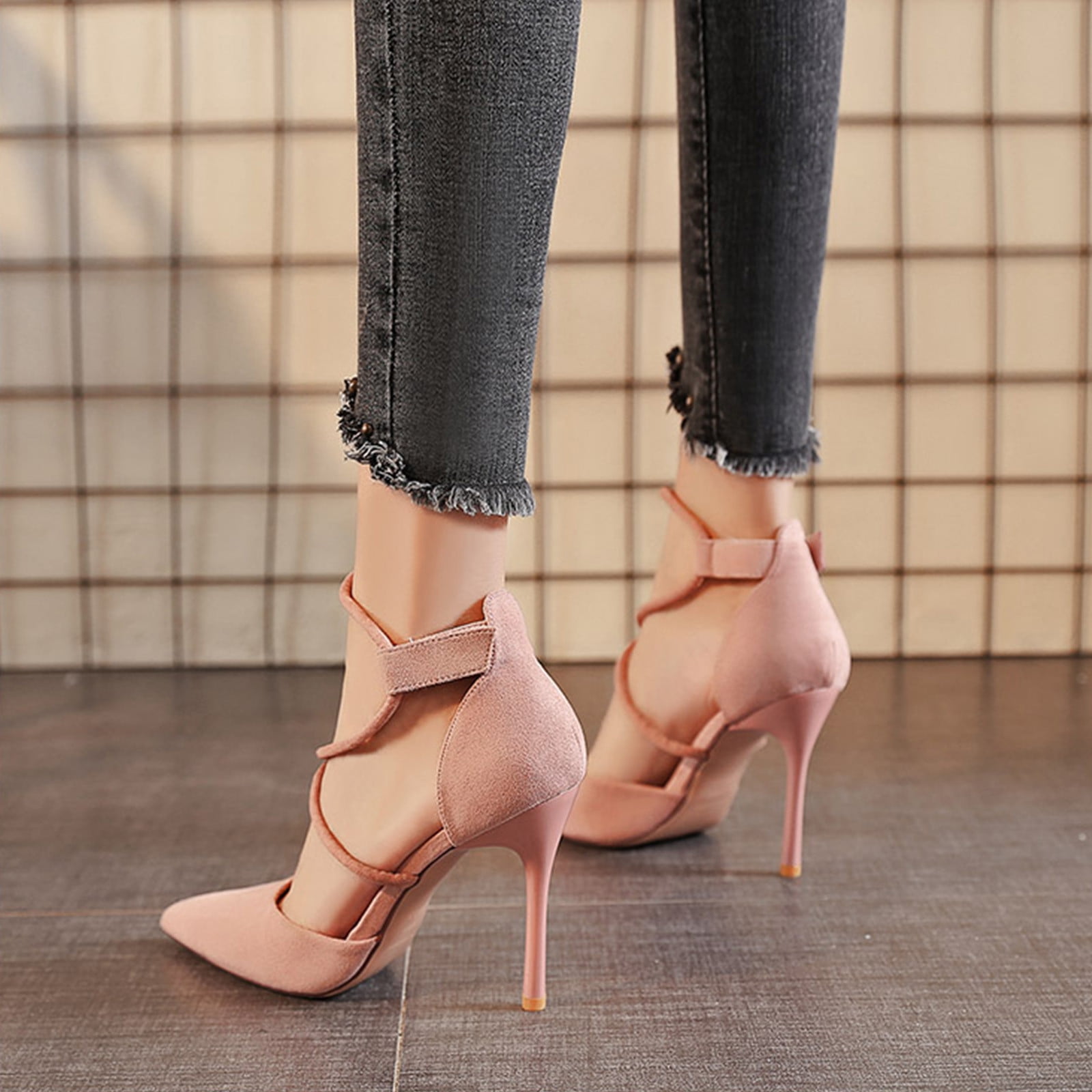 Pink Escarpins Femme 2019 Mode Chaussures Femme Printemps Ete 2019