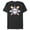 Dark Heather, variant on Mickey Mouse Baseball Team Player Sports 2023 - Short Sleeve Blended T-Shirt for Adults - Customized-Dark Heather