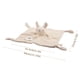 thumbnail image 2 of Manta de seguridad con mordedor y sonajero | Toalla suave de algodón para bebés | Peluche sensorial para recién nacidos | Regalo para niña | Manta multiusos, paño para eructar y manta de lactancia, 2 of 5