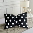 thumbnail image 6 of Hxlamzoo Lovely Polka Dots Velvet Bow Tie Pillow with Core Sofa Decorative Waist Cushion Bedding Plush Throw Pillow Soft Plush Cushions, 6 of 6