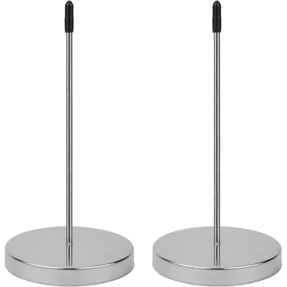 2 Pcs Ticket Spike, Receipt Spike Holder, Metal Bill Holder, Straight Rod Spike for Restaurant, Kitchen, Office, Hotel(Silver) (2)