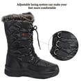 thumbnail image 4 of Tanleewa Mid-Calf Waterproof Winter Snow Boots for Women 7 Female, 4 of 8