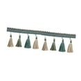 thumbnail image 4 of FVDPWYE Lace tassel, polyester tassel, polyester fringe, long fringe for home decoration blue, 4 of 9