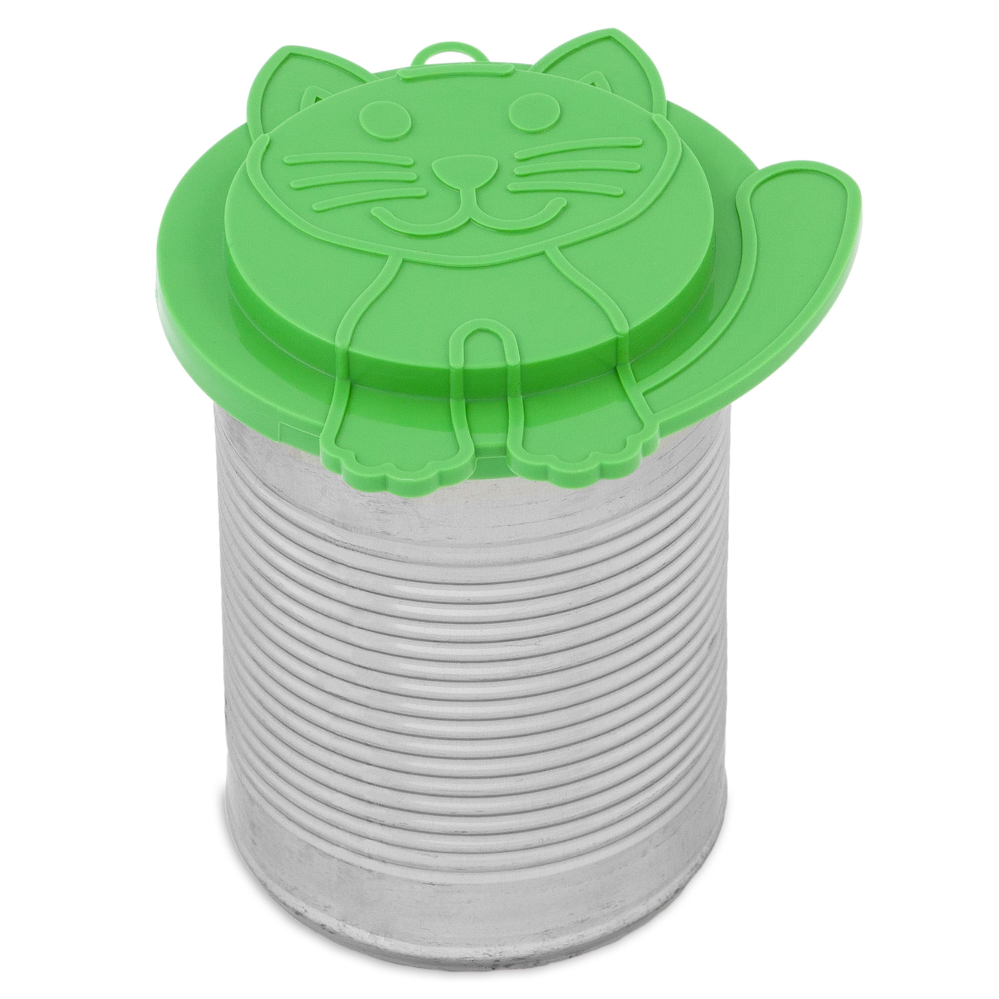 Aspen Pet Kitty Kap Cat Food Can Cover, Green