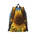 thumbnail image 2 of Yiaed Sky Golden Sunflower Field Print Backpack, Premium Laptop Backpack, Travel Backpack for Women, Lightweight Backpacks, Comfortable Back Pack-Medium, 2 of 7