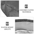 thumbnail image 3 of CTIRCHIU Barrel Cover Durable Chemical Bucket Rain Cover Outdoor Use Deep Rain Dirt And For Household, 3 of 7