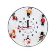thumbnail image 3 of Reloj de pared de 12 pulgadas, bonito, con imanes para nevera, funciona a pilas, silencioso, sin tictac. blanco, 3 of 9