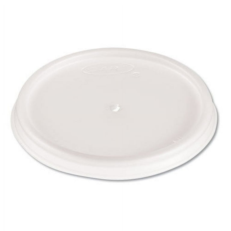 Plastic Lids, Fits 4 oz Cups, Vented, Translucent, 100/Pack, 10 Packs/Carton Plastic Lids, Fits 4 oz Cups, Vented, Translucent, 100/Pack, 10 Packs/Carton