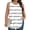 White, variant on Vivianyo HD Women's Plus Size Wavy Stripe Pleated Sleeveless Tank Top, Casual Loose Flowy Tunic Vest, Women's Army Green, Sizes L-5XL