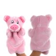 thumbnail image 2 of Marionetas de mano de cerdito de peluche, marionetas de cerdo de dibujos animados, juguetes de marionetas de mano para niños, juguete de peluche para niños, 2 of 6