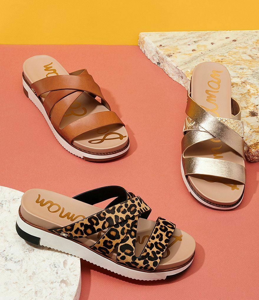 sam edelman leopard print sandals