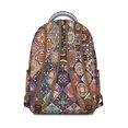 thumbnail image 3 of "Boho Chic Campus Essential - 17” Laptop Backpack, Tribal Pattern, Roomy & Lightweight, Perfect for Students & Professionals", 3 of 6