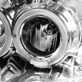 thumbnail image 5 of Spec-D Tuning Dual Halo Projector Headlights + Clear Full LED Tail Lights Compatible with 2009-2012 Ford F150 Left + Right Pair Headlamps Assembly, 5 of 7