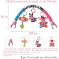 thumbnail image 2 of Crib Mobile for Girls, Baby Arch Mobile for Bassinet with Universal Clamps, Versatile Toy Bar for Baby Bouncer Stroller Arch Toy 0-3 Months, Baby Grils Mobile Toys 0-6 Months Car Seat Stroller Toys, 2 of 7