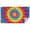 Colorful Rainbow Tie, variant on Colorful Tie Dye Mandala Pattern Rectangle Tablecloth 60"x84",Waterproof Polyester Rectangle Table Cloth, Wipeable Spillproof Polyester Tablecloth for Dining, Camping, Indoor and Outdoor