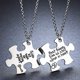 thumbnail image 2 of collares de mejores amigos para 2 – lado a lado o millas aparte BFF amistad M, 2 of 5