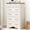White, variant on FIAKOA 48” Tall 6 Drawer Dresser for Bedroom, Farmhouse Storage Chest of Drawers for Livingroom, Walnut Brown