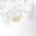thumbnail image 4 of Mother Necklace 14k Yellow Gold Mother Hold Daughter Love Heart Pendant Necklace Jewelry Mothers Day Birthday Christmas Gifts for Mom from Daughter, 4 of 6