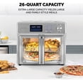 thumbnail image 2 of Kalorik MAXX 26 QT Stainless Steel Digital Air Fryer Oven AFO-46045-SS, 2 of 5