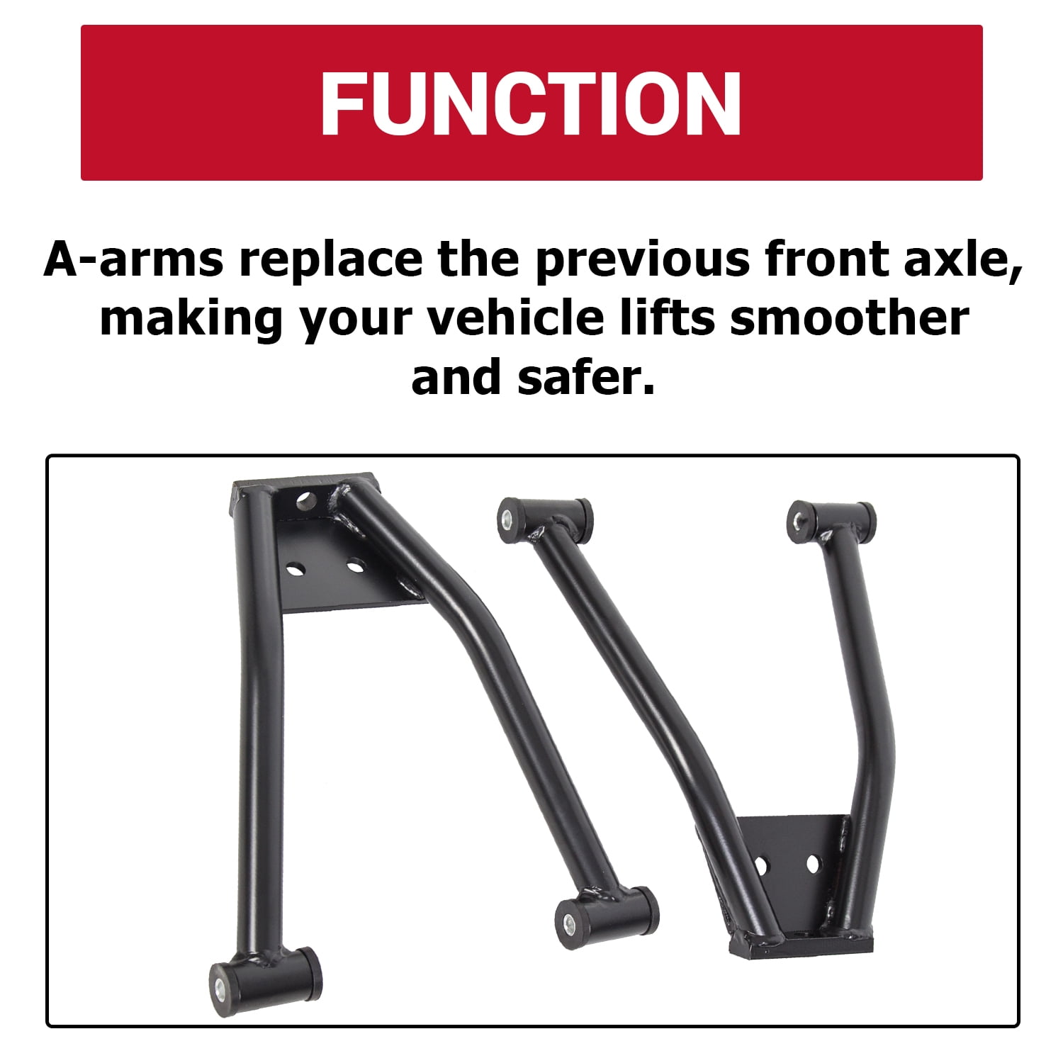Kojem 6" Double A-Arm Lift Kit for 1982-2003 Club Car DS Electric & Gas Golf Cart Lift Kit