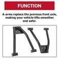 thumbnail image 4 of Kojem 6" Double A-Arm Lift Kit for 1982-2003 Club Car DS Electric & Gas Golf Cart Lift Kit, 4 of 14