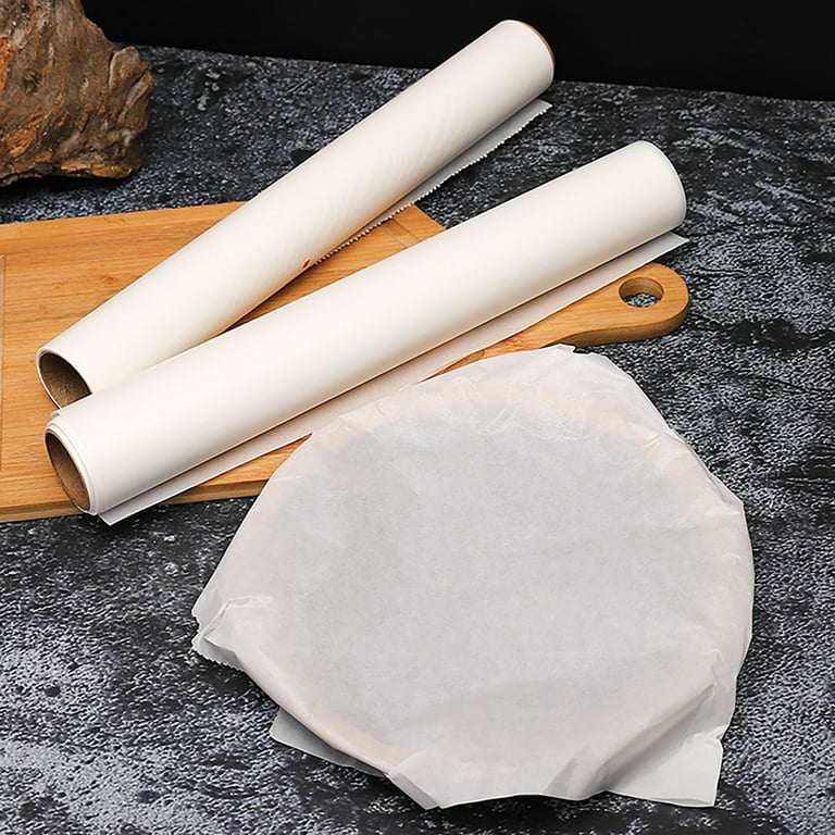 Nonstick Parchment Paper Roll for Baking, Reusable Food Grade  Waterproof&Oilproof Wax Paper, 12.2 Heavy Duty Roasting Pan Liner for Oven  Air Fryer