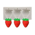 thumbnail image 5 of AOOOWER Fruit Shaped Silicone Mold Strawberry Pineapple Candy Mold Summer 3D Candy Mold, 5 of 7