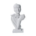 thumbnail image 3 of Escultura de pareja de arte abstracto, figura de amor, decoración del hogar, regalos para ella Blanco, 3 of 9