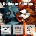 thumbnail image 3 of Cat Velvet Throw Pillow Covers Inserts in 16x16, 18x18, and 20x20 Inches - Set of 2 - Unique Patterns for Throw Pillow Covers for All Occasions, 3 of 6