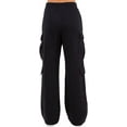thumbnail image 3 of G-Style USA Women's Essential Wide Fit Fleece Sweatpants RJJ20763 Black Medium, 3 of 5