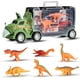 thumbnail image 1 of Juguete de dinosaurio, coche infantil, 3 dinosaurios pequeños al azar, para niña y niño, juguete de dinosaurio para niño de 3 años (verde), 1 of 4
