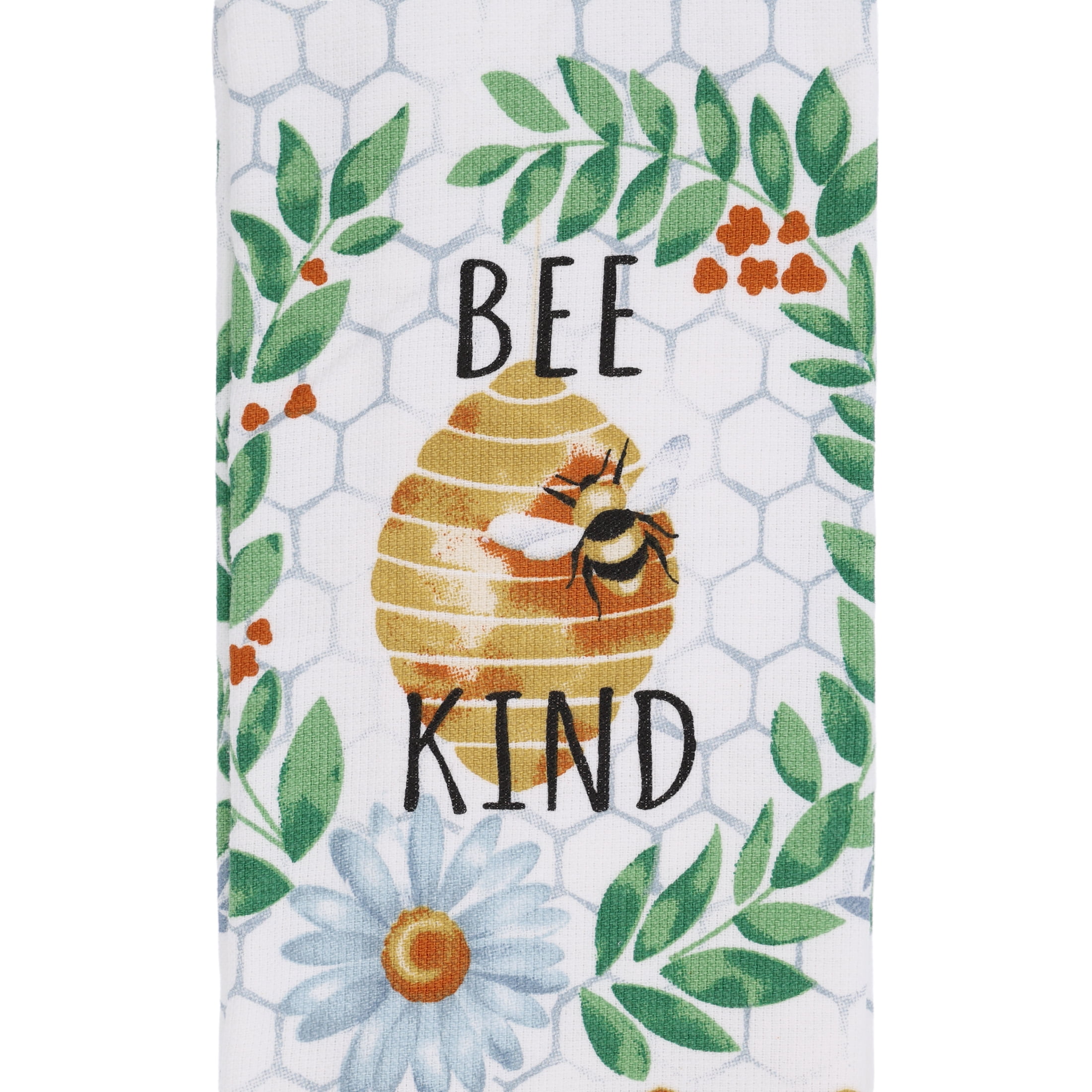 Mainstays Bee Kind Multicolor Kitchen Towel, 15 in x 25 in
