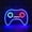 Game Controller, variant on Neon Sign,LED Neon Signs for Bedroom Wall Decor,Neon Lights Signs Battery Operated or USB Powered Lamp Decorations for Home Decor Birthday Gift Star B