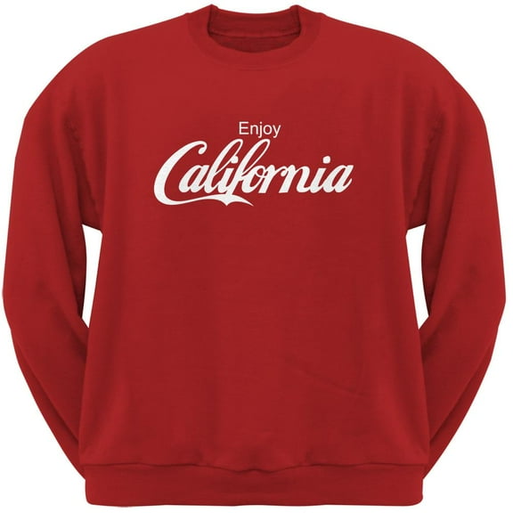 Enjoy California Red Adult Sweatshirt - X-Large