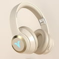 thumbnail image 2 of KCEHTA White Wireless Bluetooth Gaming Headset, Over Ear Stereo Headphones with Mic, 28H Battery RGB Lights for Xbox Switch, 2 of 7
