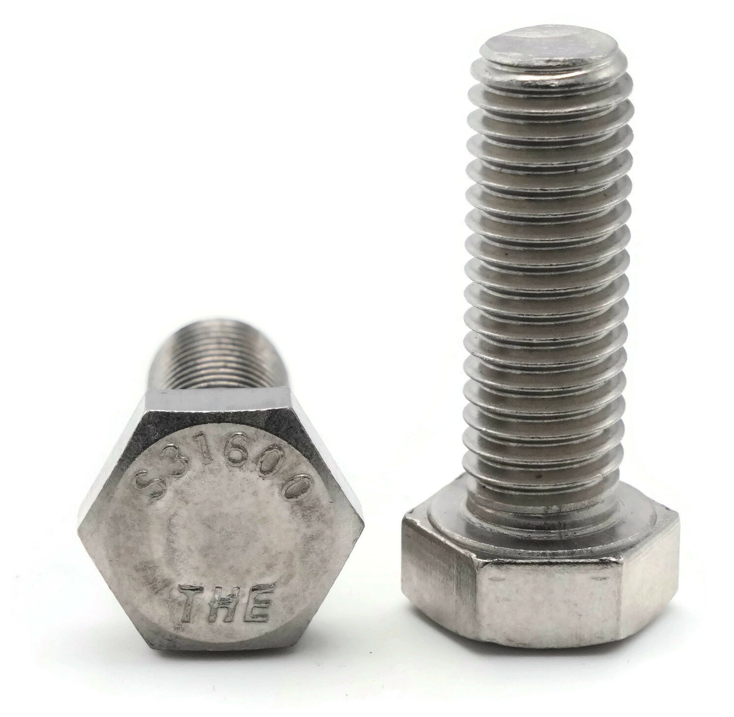 3/8-16 Stainless Steel Hex Cap Screw Bolt 304 Grade 18-8 All Sizes & Qty's 