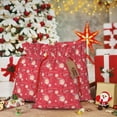 thumbnail image 6 of Naloa Hello Summer Flamingo Drawstring Christmas Bags, 3D Xmas Gift Bags, Christmas Wrapping Bags, Xmas Goodie Bags, Treat Pouch Bags, Party Favor Bags-Medium, 6 of 9