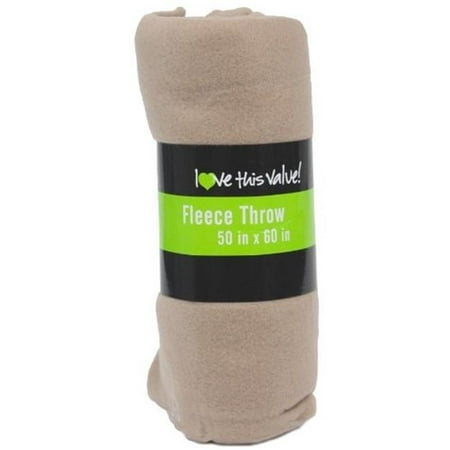 ddi 1218325 fleece blanket yellow 50 x 60 case of 24 walmart com