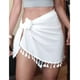 thumbnail image 2 of Mujer Playa Vestido Ropa Pareo Cover Up Encaje Media Falda, 2 of 8