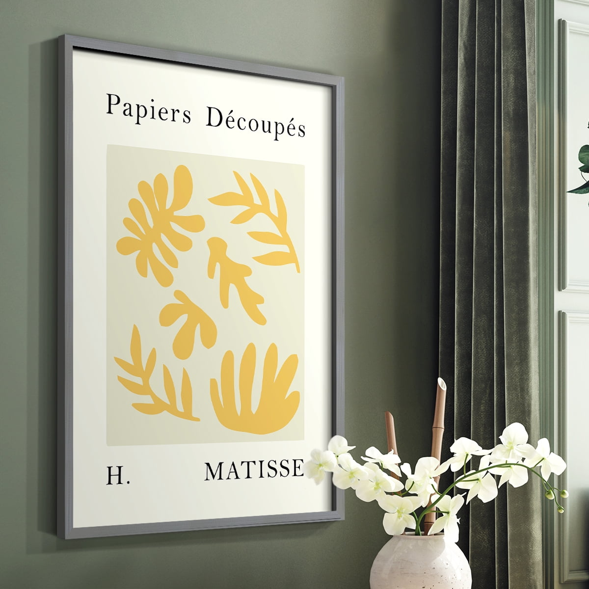 Matisse CCLXXVII in Solid Wood 8 x 10 Framed Print