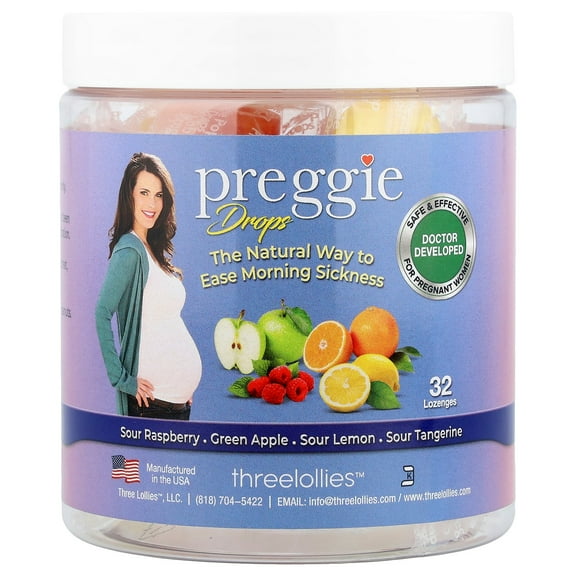 Preggie Drops, Assorted, 32 Lozenges