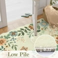 thumbnail image 6 of Moynesa 6'x9' Floral Washable Area Rugs, 6x9ft Soft Bedroom Large Rug for Living Room Ultra-Thin Non Slip Dining Room Rug, Stain Resistant Boho Rugs Easy Clean Throw Carpet for Office,Beige, 6 of 7