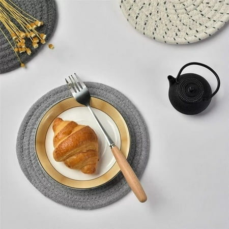 

HMPEAIIY Trivets Mats Hot Pot Holder Hot Pads For Table & Countertop Trivet For Hot Dishes Non & Heat Modern Kitchen Hot Pads For Pots & Pans 7 Inch Dining Room Table Set round Table Modern Pottery
