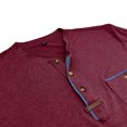 thumbnail image 7 of Tisuna Men'S Long Sleeve T-Shirts Cozy Henley Neck Tops Men Solid Tees For Workout Gym Size Xxl, 7 of 7