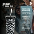 thumbnail image 7 of TAL Stainless Steel Coolie Tumbler 24 fl oz, Black White, 7 of 7