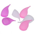 thumbnail image 3 of Reusable Medical Silicone Soft Menstrual Women Period Cup Size Small Large Pads, 3 of 9