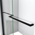 thumbnail image 6 of DreamLine Sapphire 44-48 in. W x 76 in. H Semi-Frameless Bypass Shower Door in Satin Black, 6 of 9