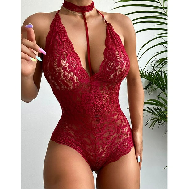 Lencería Sexy para Mujer sexual, lencería Porno, ropa interior erótica, picardías, disfraz de Mujer, Gargantilla, vestido de encaje, ropa Sexi exótica para Mujer Tan Jianjun unisex